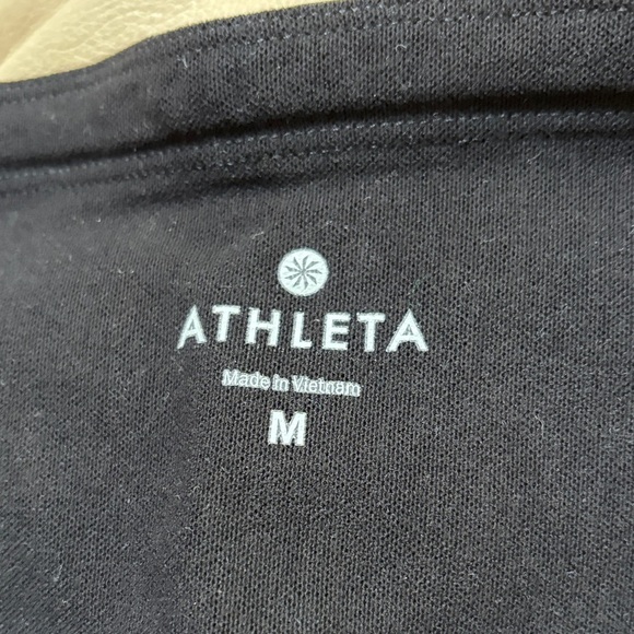 Athleta "High Traverse Tight" Leggings Black Tech Fabric High-Rise Size Medium - Picture 5 of 7
